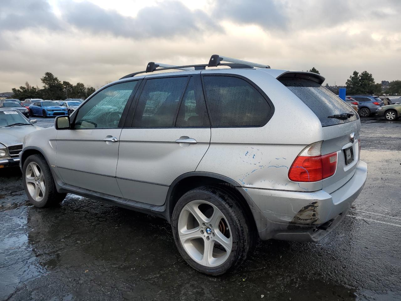 2001 BMW X5 VIN WBAFB33581LH16948 Copart auction photo, rear end / side damage thumbnail 2