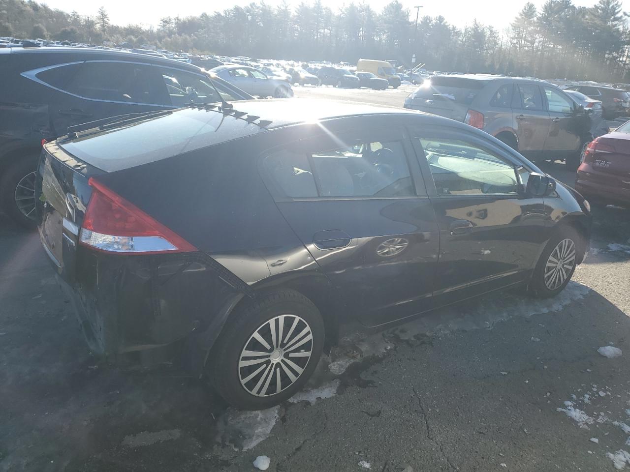 2010 Honda Insight VIN JHMZE2H54AS014198 Copart auction photo, rear end damage thumbnail 3