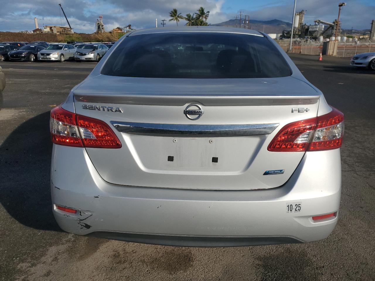 2014 Nissan Sentra VIN 3N1AB7AP8EL618697 Copart auction photo, side damage thumbnail 6