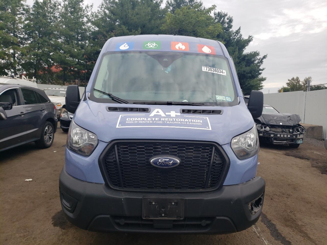 2023 Ford Transit VIN 1FTBR1C85PKA21124 Copart auction photo, all over damage thumbnail 5
