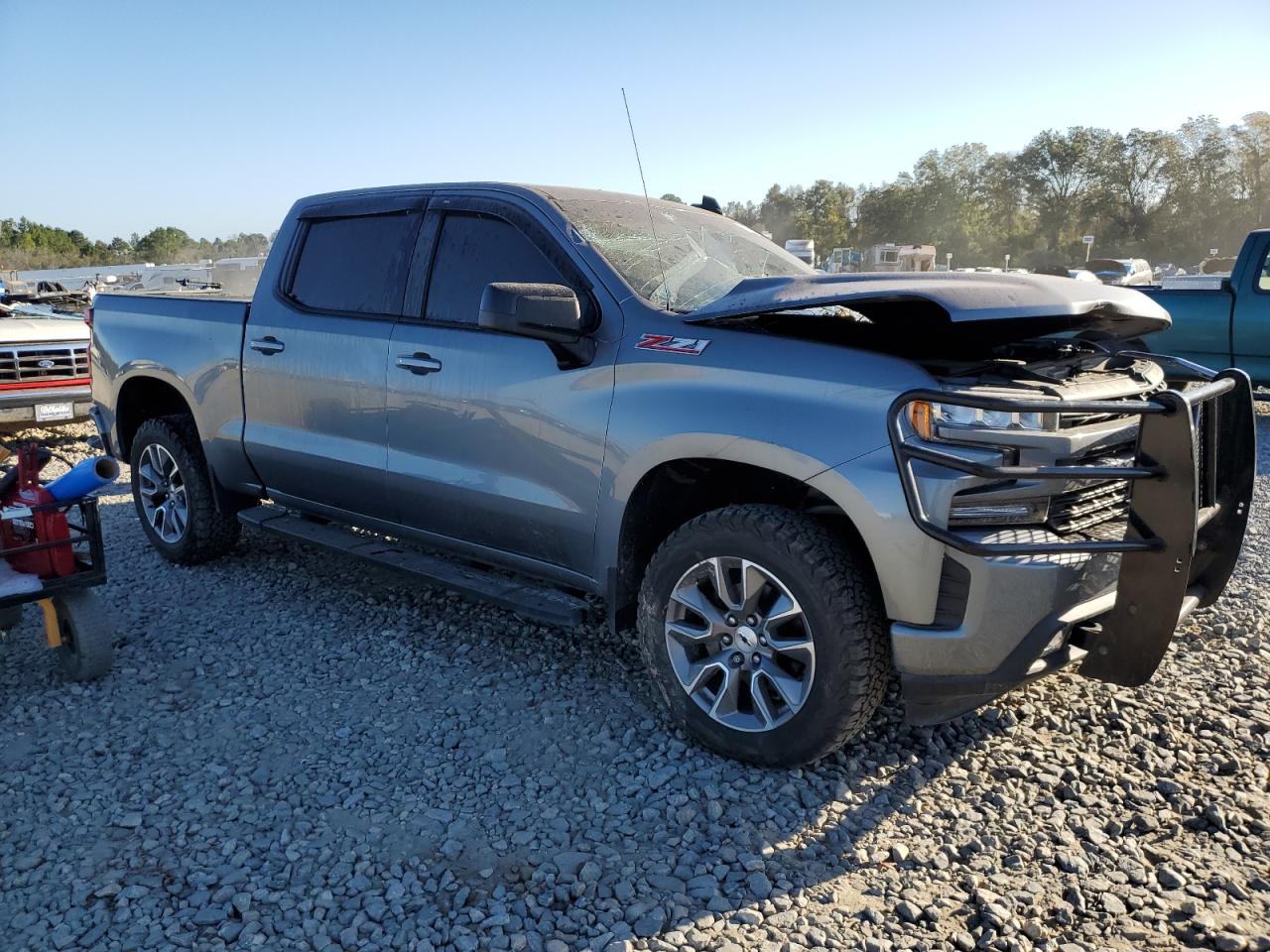 2019 Chevrolet Silverado VIN 1GCUYEEDXKZ355811 Copart auction photo, front end damage thumbnail 4