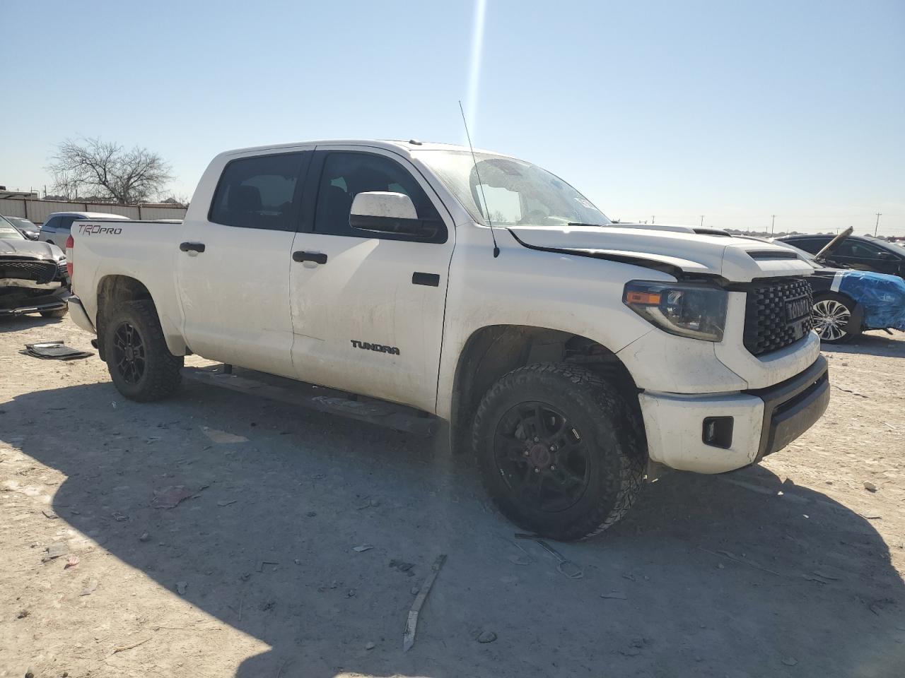 2019 Toyota Tundra VIN 5TFDY5F1XKX861476 Copart auction photo, side / front end damage thumbnail 4
