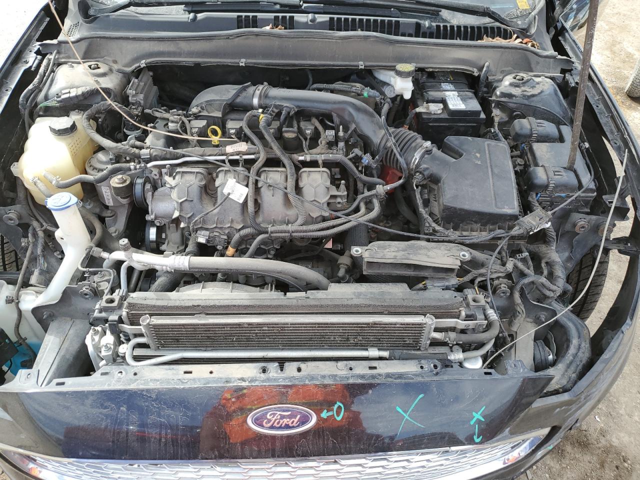 2020 Ford Fusion VIN 3FA6P0D97LR173720 Copart auction photo, front end damage thumbnail 11