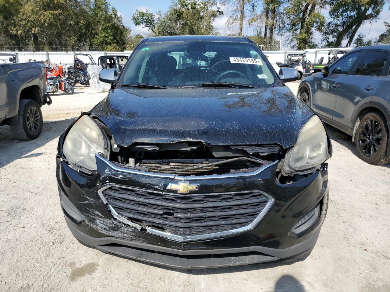 2016 Chevrolet Equinox VIN 2GNALBEK2G1161229 Copart auction photo, front end / side damage thumbnail 5
