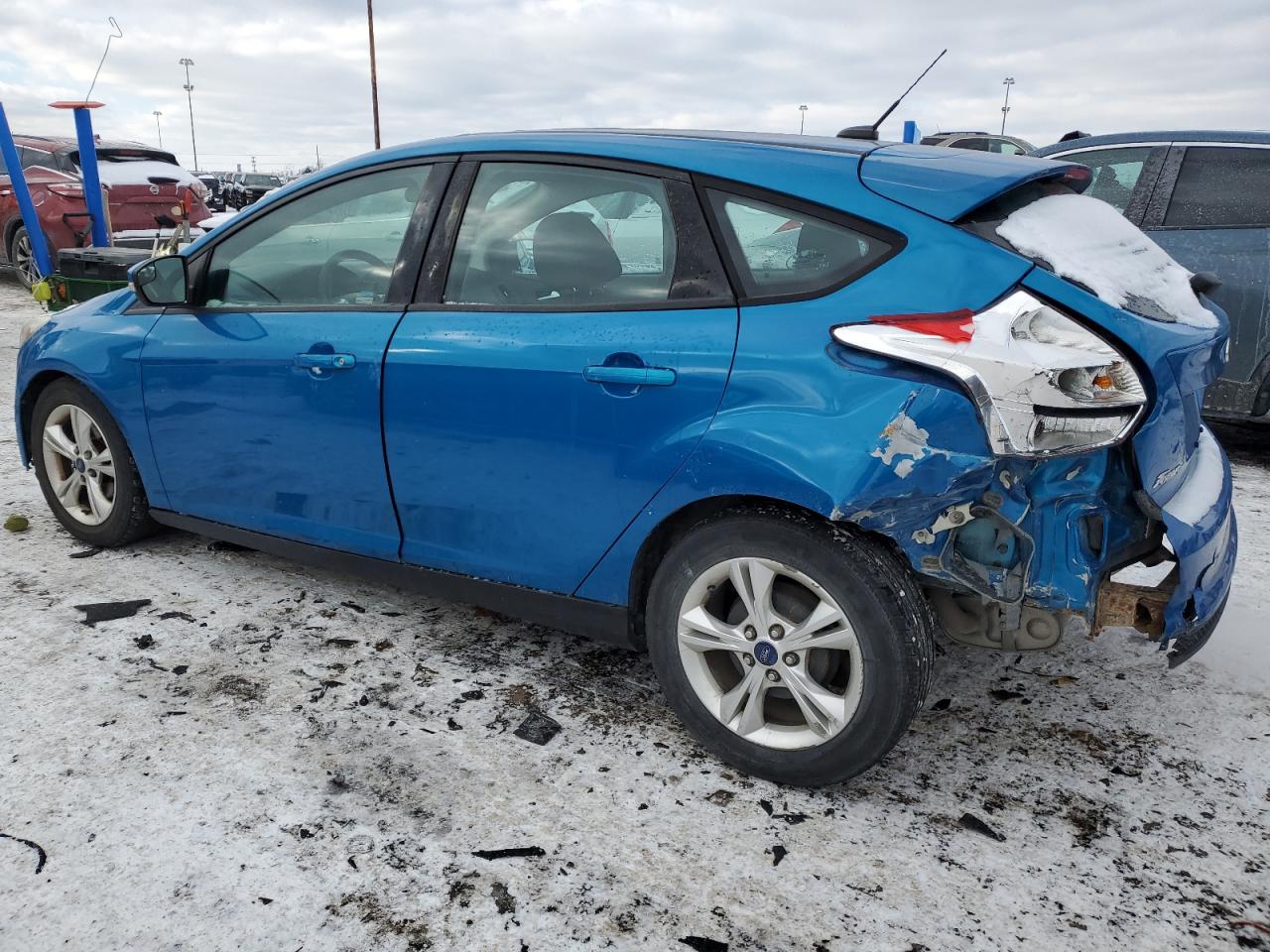 2014 Ford Focus VIN 1FADP3K22EL205540 Copart auction photo, rear end damage thumbnail 2