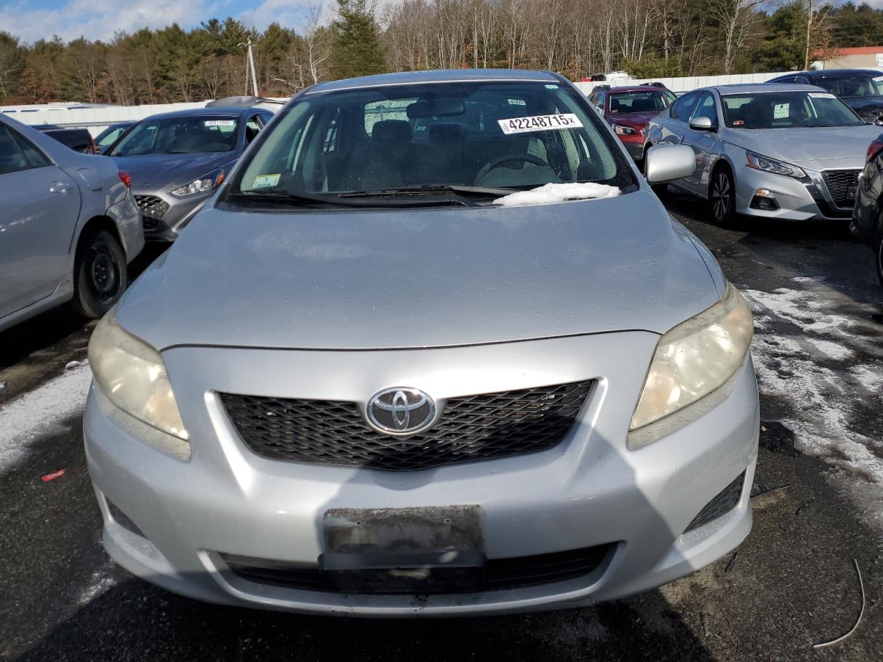 2009 Toyota Corolla VIN JTDBL40E799048624 Copart auction photo, side / front end damage thumbnail 5