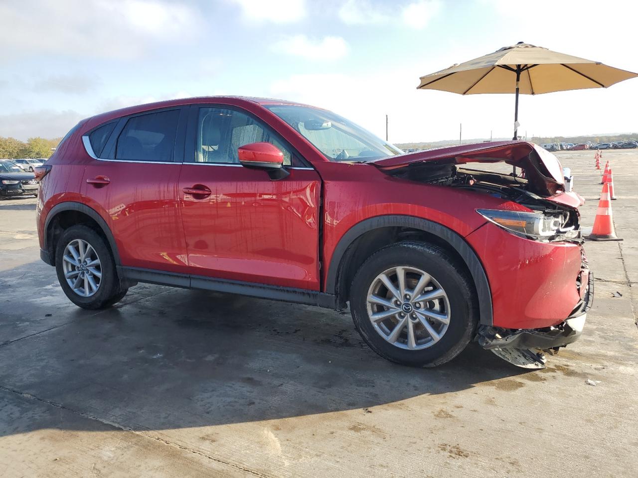 2023 Mazda CX-5 VIN JM3KFBCM0P0137670 Copart auction photo, front end damage thumbnail 4