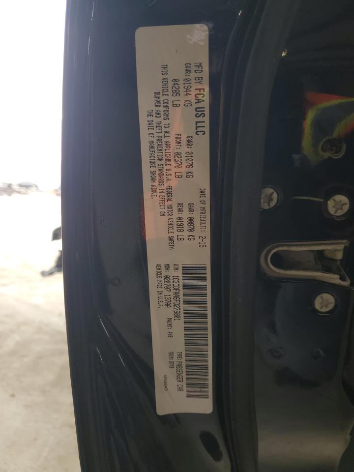 2015 Dodge Dart VIN 1C3CDFAA6FD276801 Copart auction photo, front end / side damage thumbnail 15