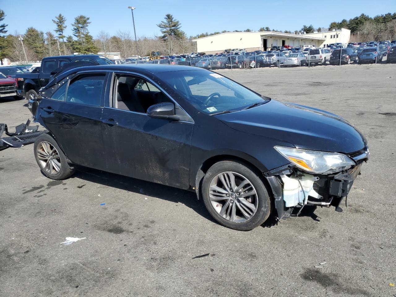 2017 Toyota Camry VIN 4T1BF1FK1HU811196 Copart auction photo, rear end / side damage thumbnail 4
