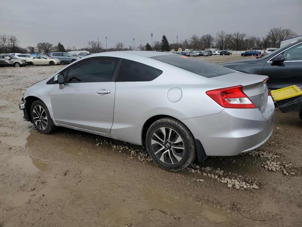 2013 Honda Civic VIN 2HGFG3B09DH505901 Copart auction photo, front end damage thumbnail 2