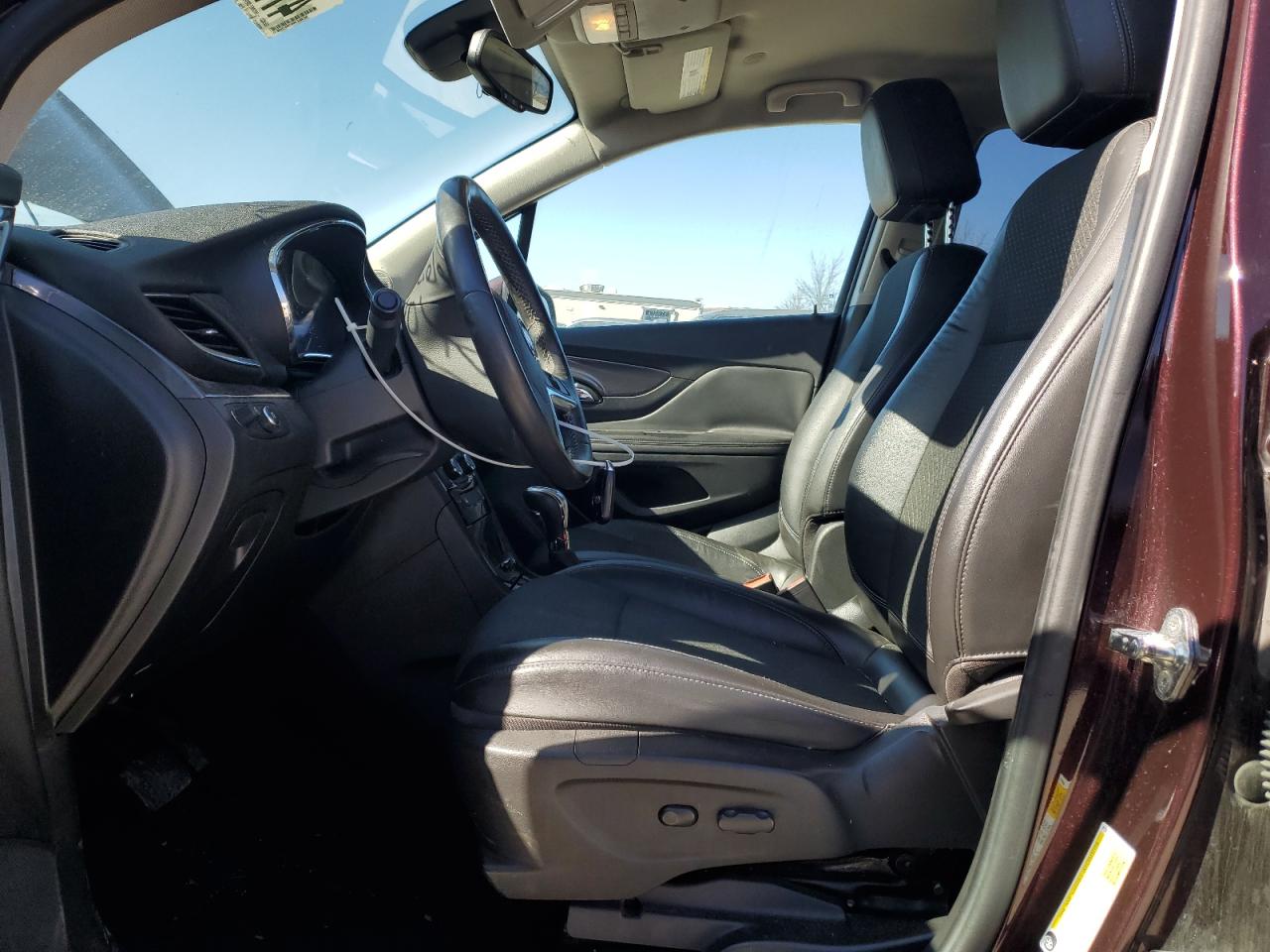 2017 Buick Encore VIN KL4CJASB0HB129204 Copart auction photo, front end / side damage thumbnail 7
