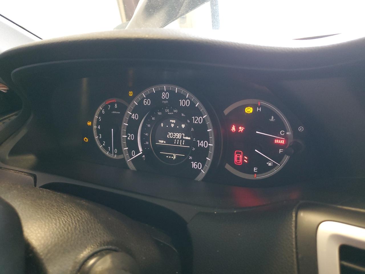 2014 Honda Accord VIN 1HGCR2F77EA104667 Copart auction photo, side damage thumbnail 9