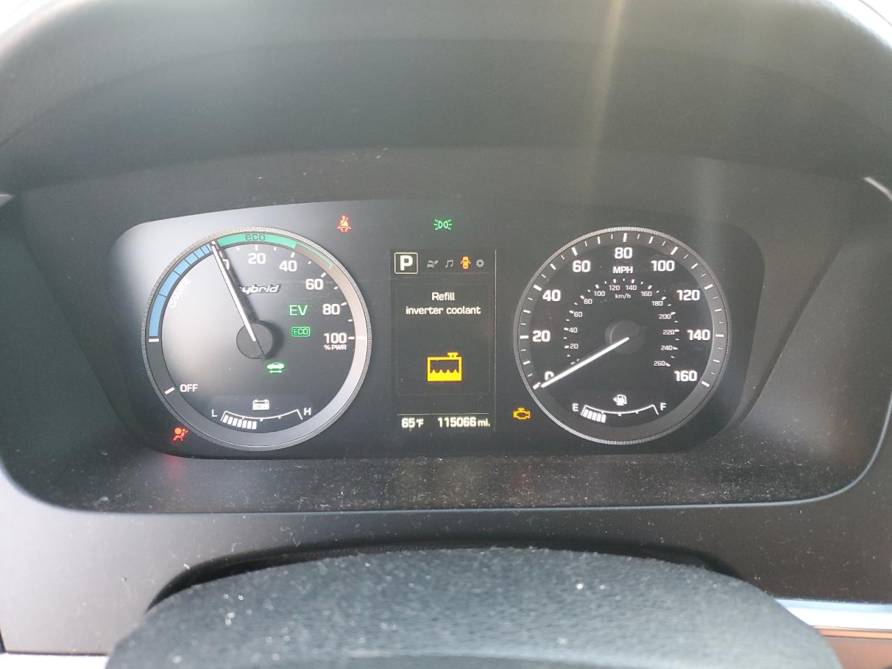 2016 Hyundai Sonata VIN KMHE24L15GA014472 Copart auction photo, front end damage thumbnail 9