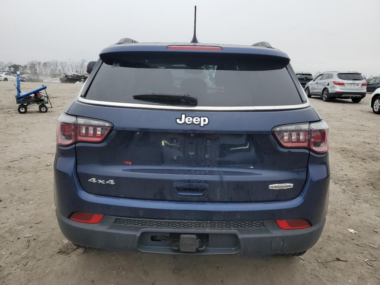 2018 Jeep Compass VIN 3C4NJDBB9JT399603 Copart auction photo, front end damage thumbnail 6