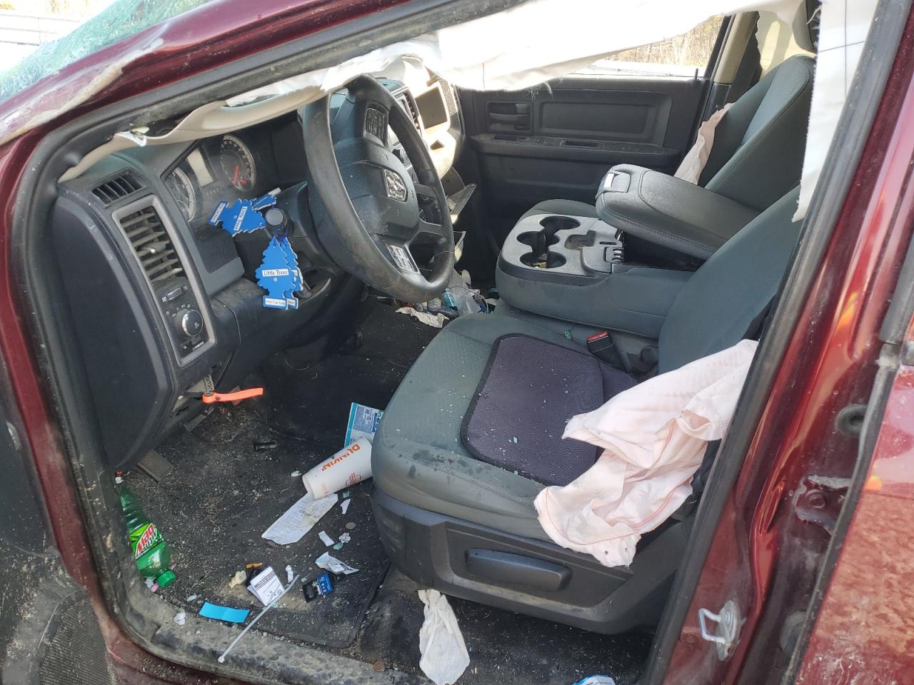 2017 RAM 1500 VIN 1C6RR7FT9HS745814 Copart auction photo, rollover damage thumbnail 7