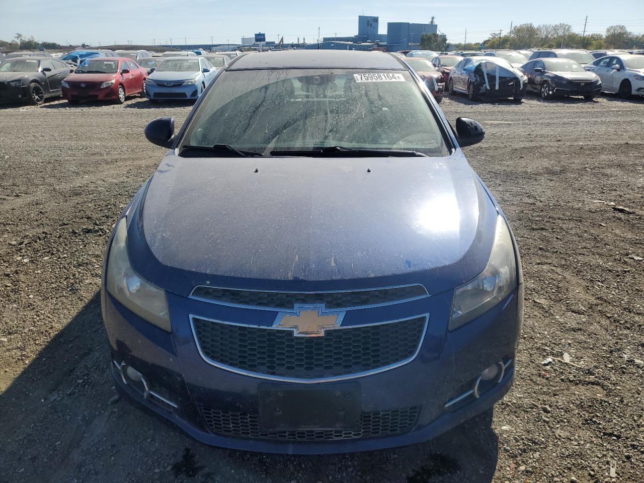 2012 Chevrolet Cruze VIN 1G1PG5SC6C7321107 Copart auction photo, front end / side damage thumbnail 5