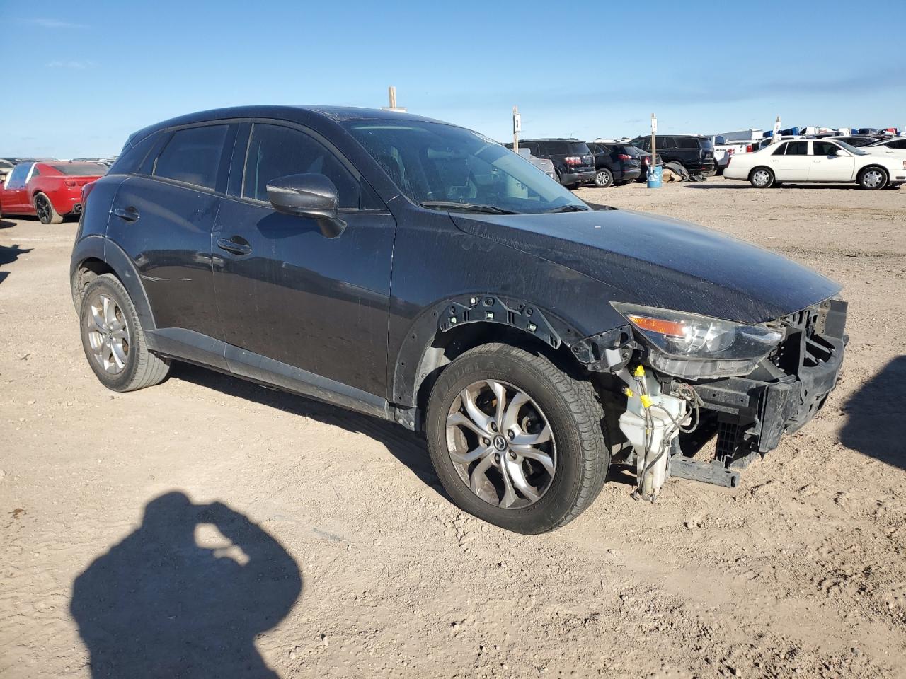 2016 Mazda CX-3 VIN JM1DKBC72G0125432 Copart auction photo, undercarriage / front end damage thumbnail 4