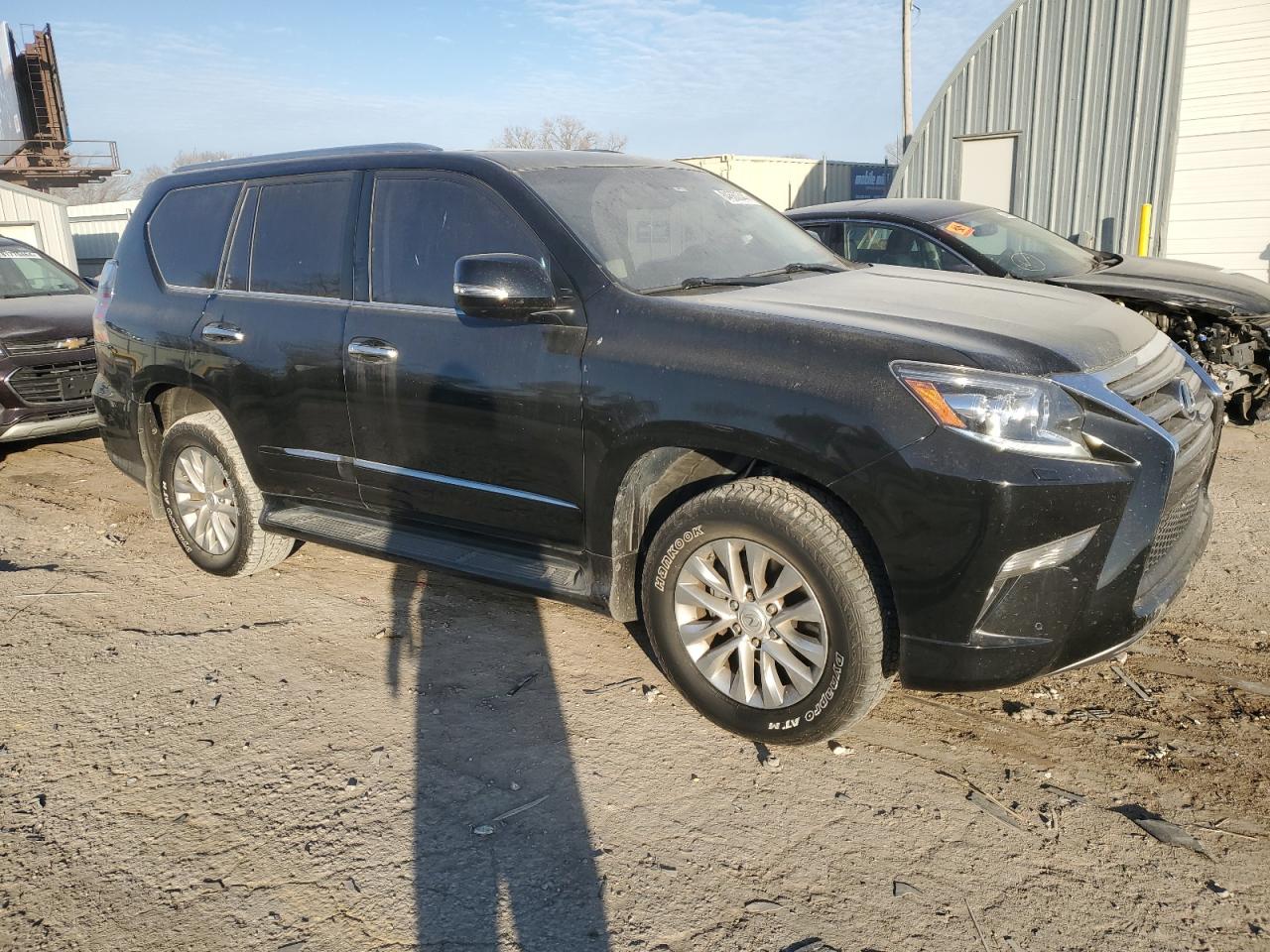 2018 Lexus GX VIN JTJBM7FX3J5185267 Copart auction photo, side damage thumbnail 4