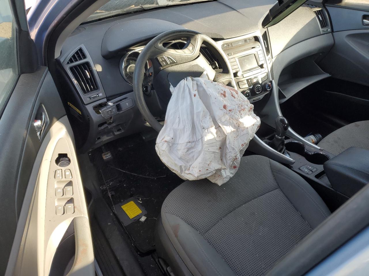 2014 Hyundai Sonata VIN 5NPEB4AC6EH898260 Copart auction photo, front end / side damage thumbnail 8