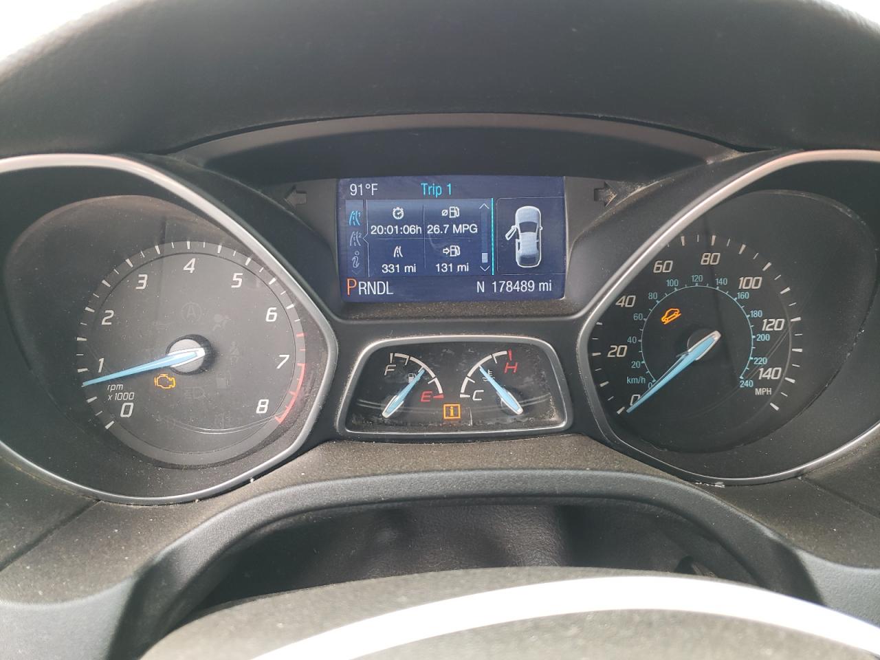2014 Ford Focus VIN 1FADP3F24EL130933 Copart auction photo, normal wear / minor dent/scratches damage thumbnail 9