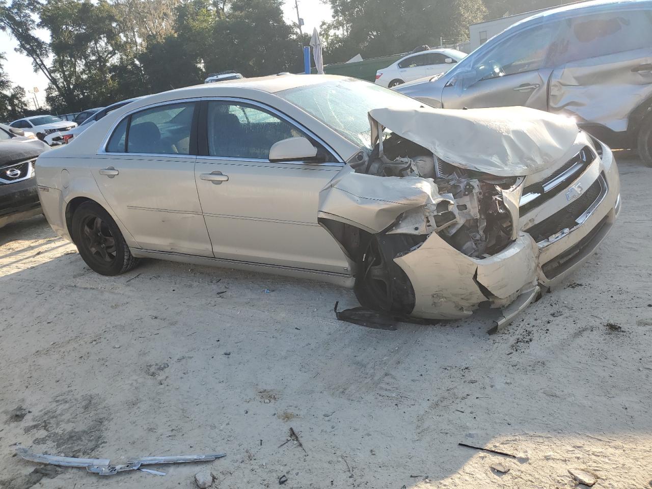 2009 Chevrolet Malibu VIN 1G1ZH57B19F116234 Copart auction photo, front end / side damage thumbnail 4