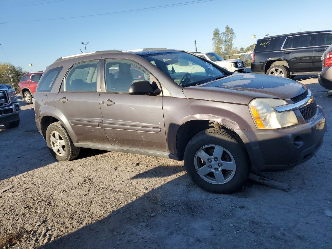 2007 Chevrolet Equinox VIN 2CNDL13F676039896 Copart auction photo, front end / mechanical damage thumbnail 4