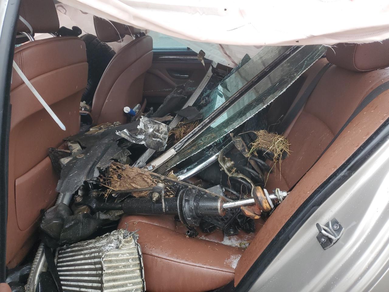 2013 BMW 5er VIN WBAXG5C55DDY30905 Copart auction photo, rollover damage thumbnail 10