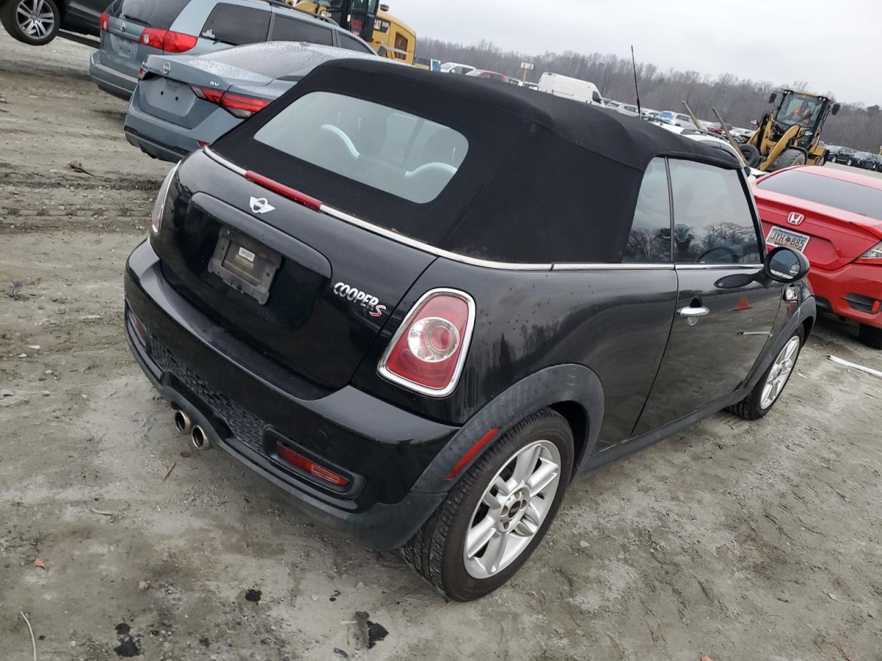 2012 MINI Cooper VIN WMWZP3C59CT250929 Copart auction photo, mechanical damage thumbnail 3