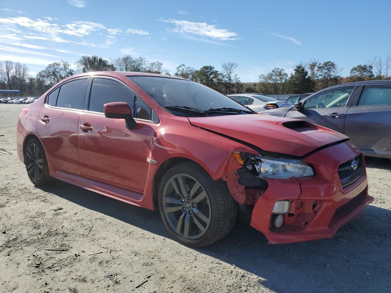 2017 Subaru WRX VIN JF1VA1F63H9805430 Copart auction photo, front end / side damage thumbnail 4