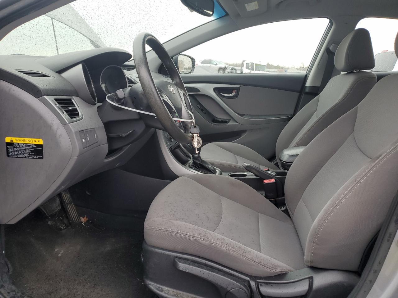 2014 Hyundai Elantra VIN KMHDH4AE4EU138888 Copart auction photo, rear end damage thumbnail 7
