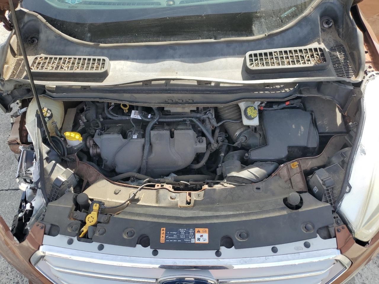 2017 Ford Escape VIN 1FMCU0J94HUD52934 Copart auction photo, all over damage thumbnail 12