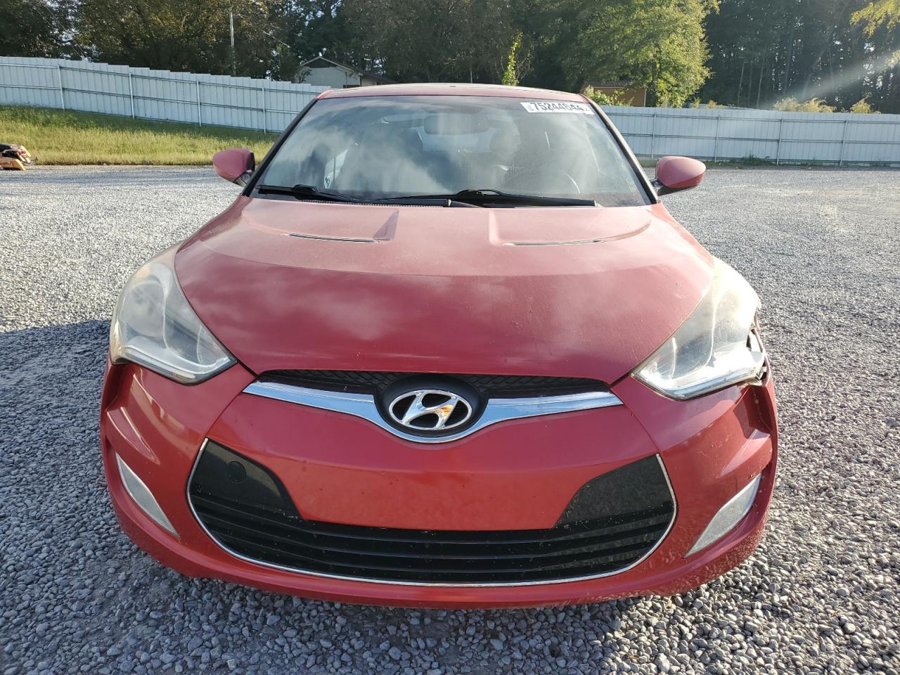 2013 Hyundai Veloster VIN KMHTC6AD6DU137902 Copart auction photo, front end / rear end damage thumbnail 5