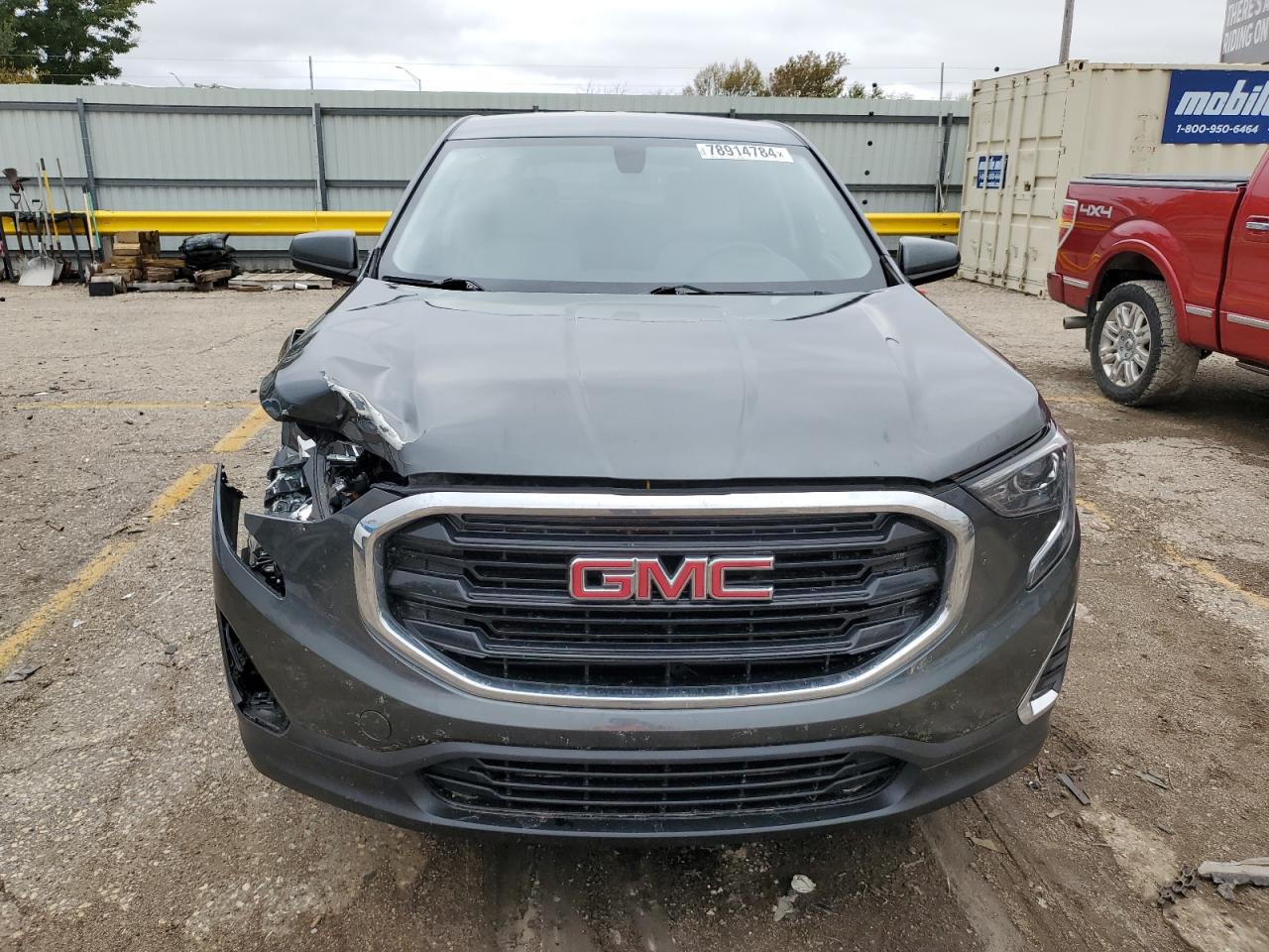 2019 GMC Terrain VIN 3GKALMEVXKL390400 Copart auction photo, front end / side damage thumbnail 5