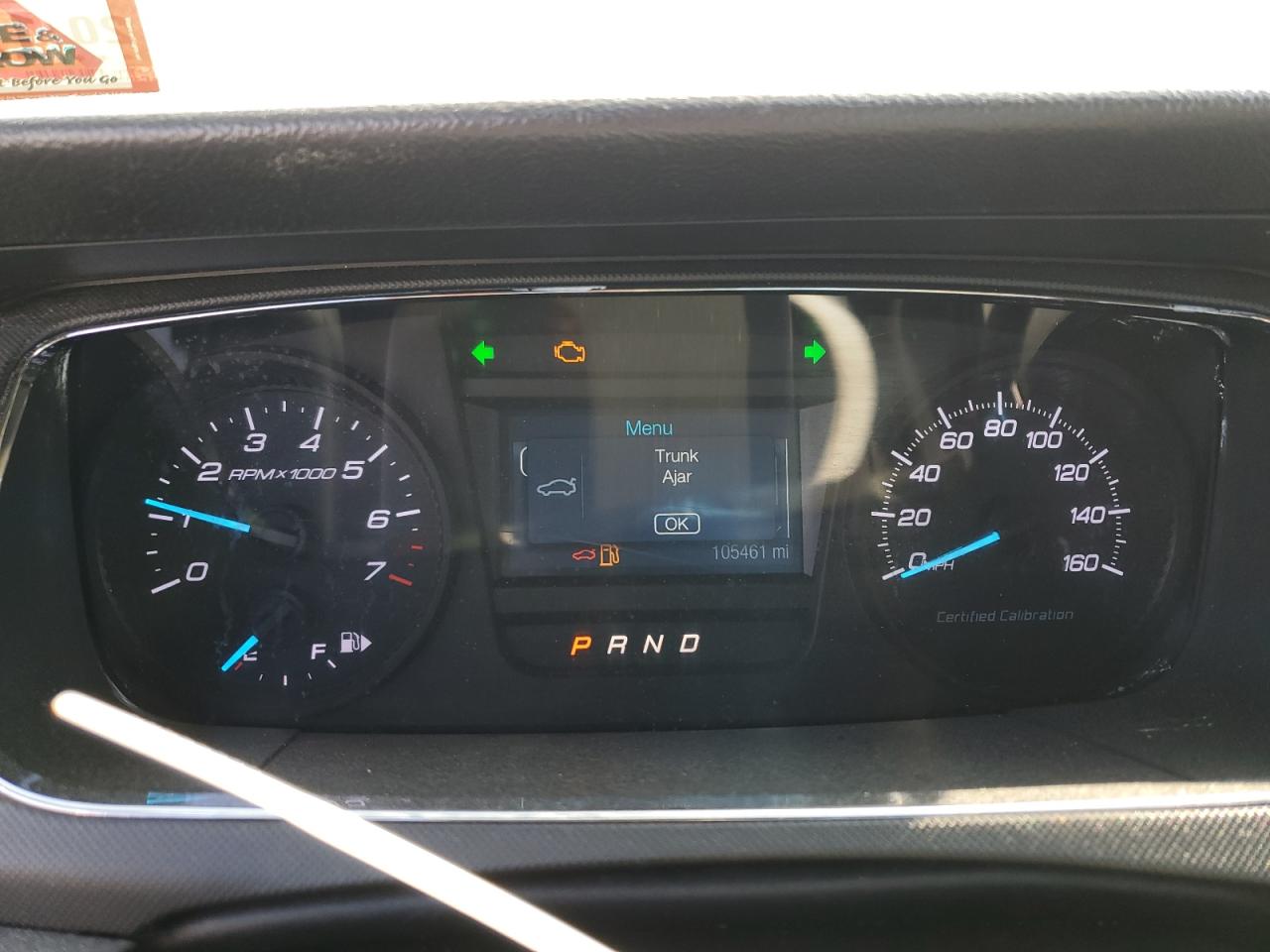 2018 Ford Taurus VIN 1FAHP2MK9JG128158 Copart auction photo, rear end / front end damage thumbnail 9