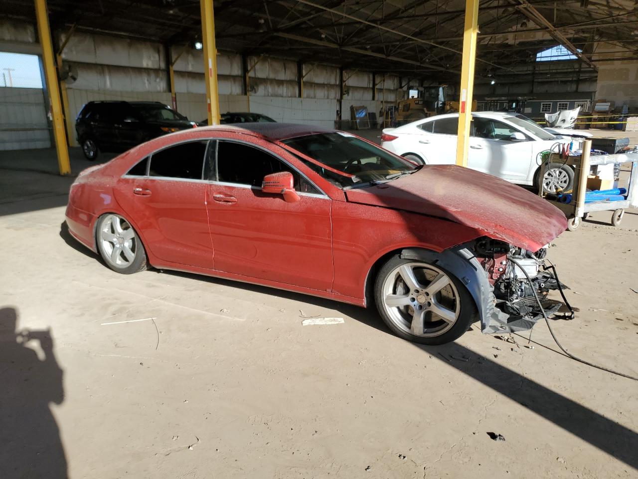 2014 Mercedes-Benz Cls-klasse VIN WDDLJ9BB4EA118234 Copart auction photo, front end / minor dent/scratches damage thumbnail 4