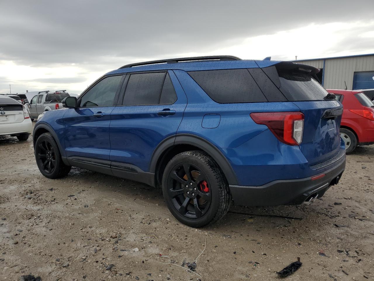 2020 Ford Explorer VIN 1FM5K8GC7LGA52070 Copart auction photo, side damage thumbnail 2