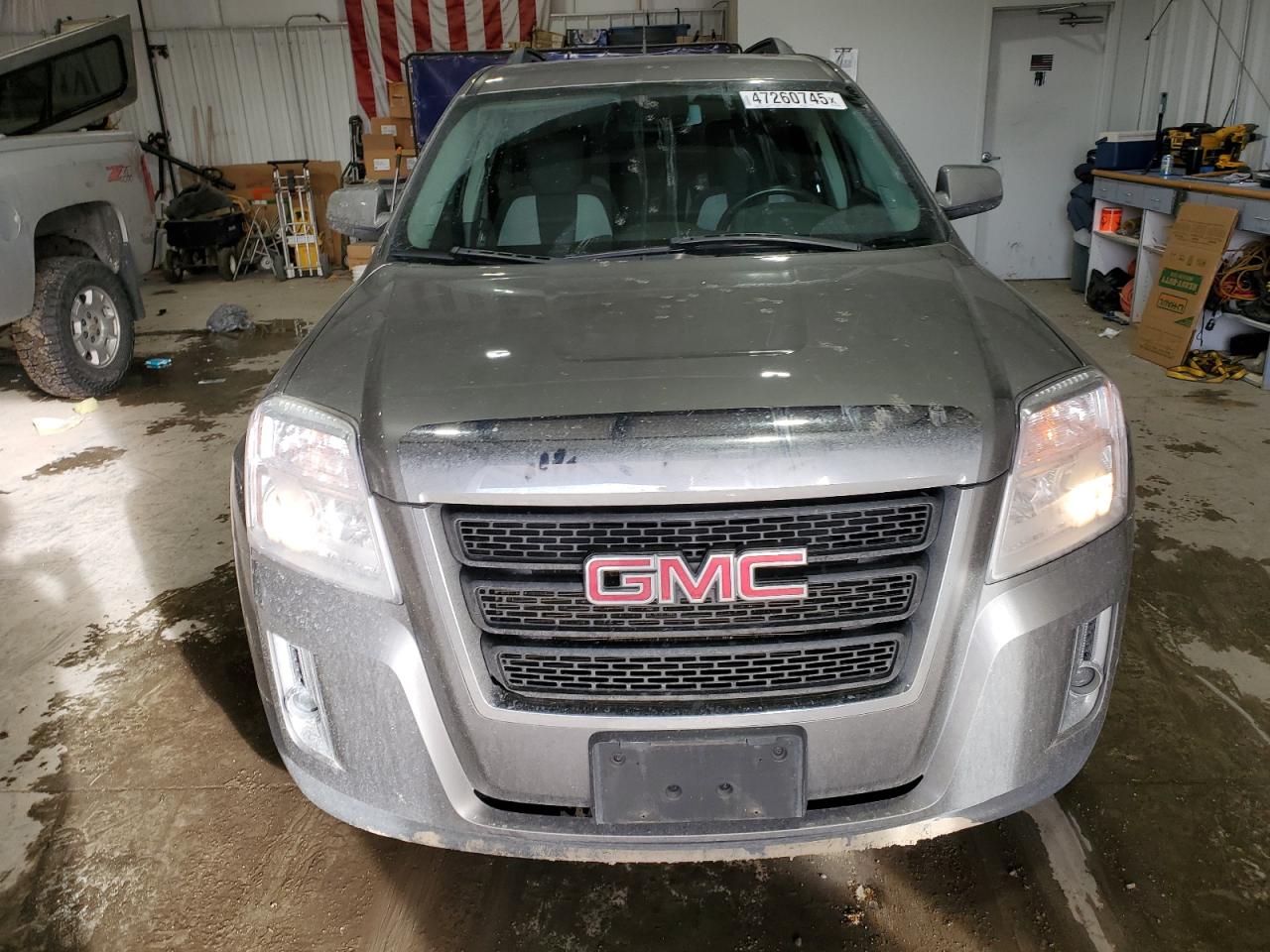 2012 GMC Terrain VIN 2GKFLTE56C6384678 Copart auction photo, front end / side damage thumbnail 5