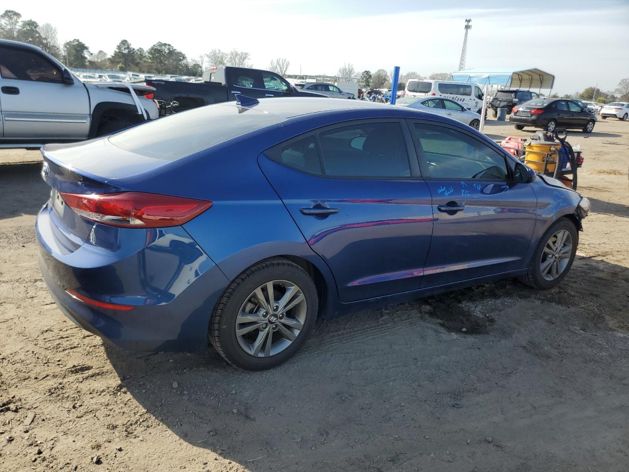 2018 Hyundai Elantra VIN 5NPD84LF9JH238905 Copart auction photo, front end damage thumbnail 3