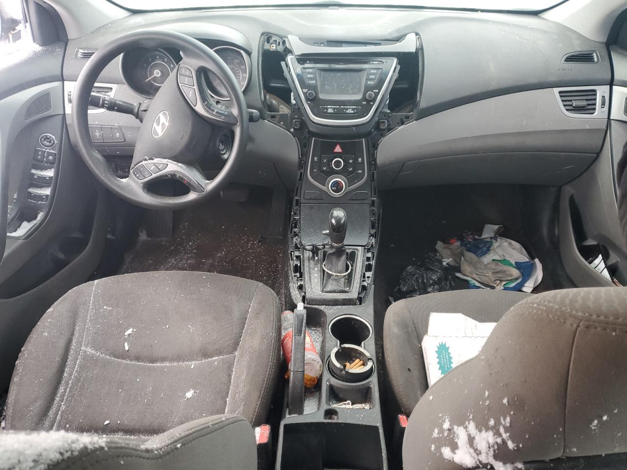 2016 Hyundai Elantra VIN 5NPDH4AEXGH652567 Copart auction photo, all over damage thumbnail 8