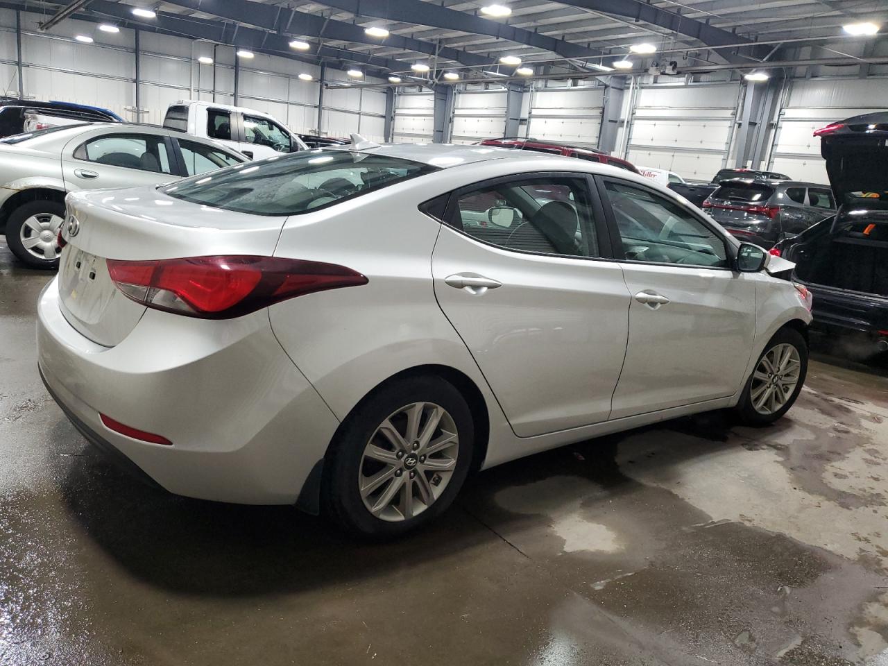 2015 Hyundai Elantra VIN 5NPDH4AE3FH607937 Copart auction photo, front end / rear end damage thumbnail 3