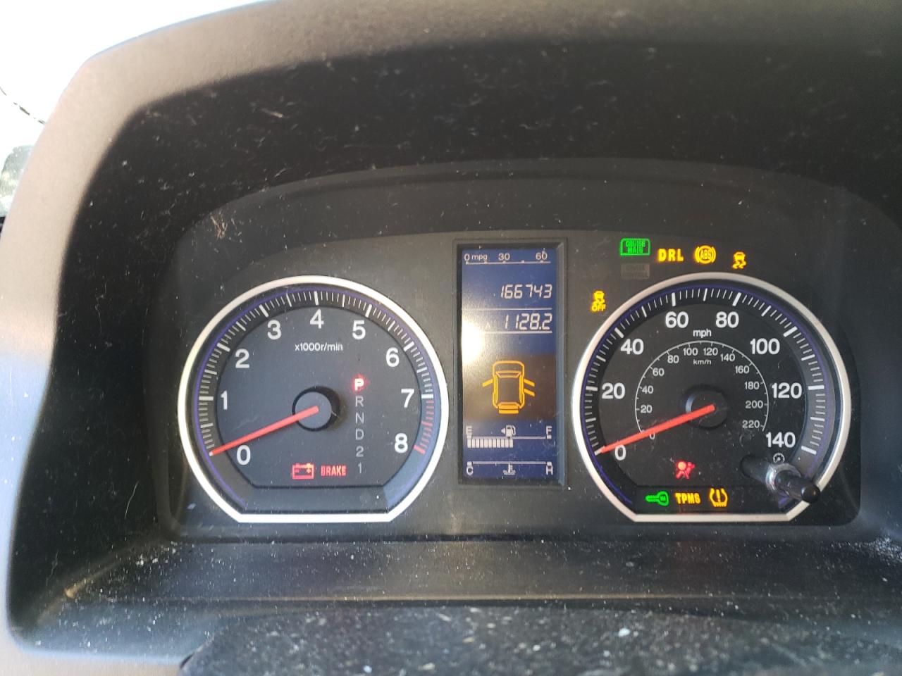 2011 Honda CR-V VIN 5J6RE4H36BL069317 Copart auction photo, rollover damage thumbnail 9