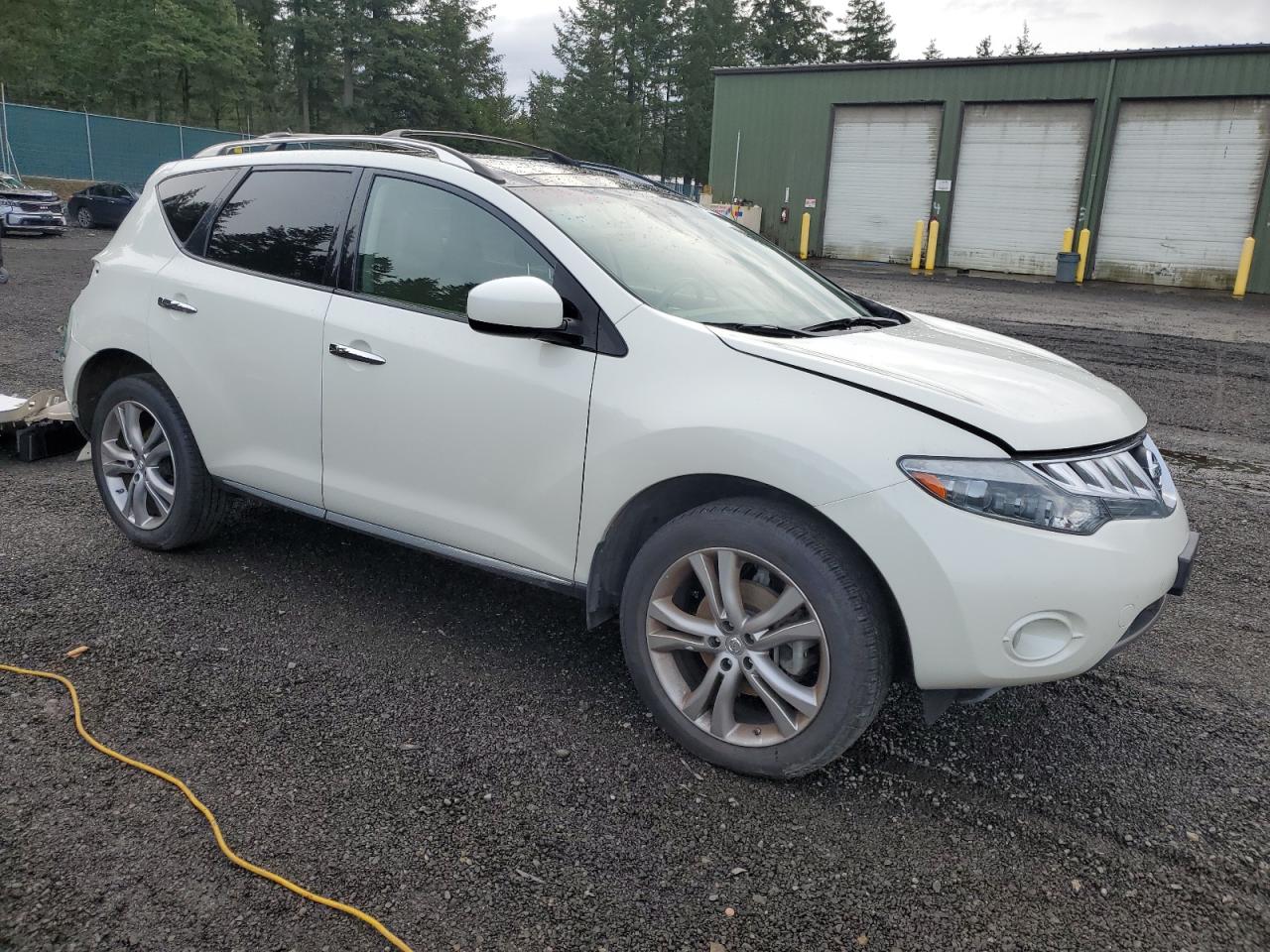 2010 Nissan Murano VIN JN8AZ1MW2AW117645 Copart auction photo, rear end / side damage thumbnail 4