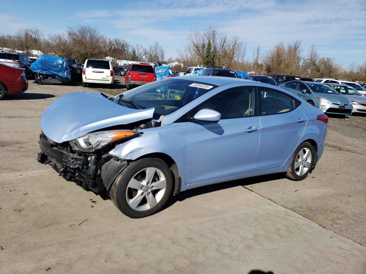 2012 Hyundai Elantra VIN KMHDH4AE6CU413593