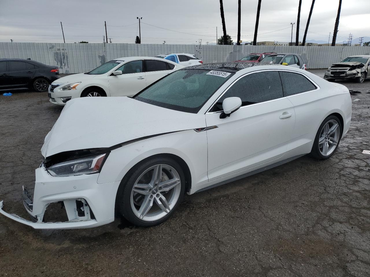 2018 Audi A5 VIN WAUTNAF56JA129554 - Copart auction photo
