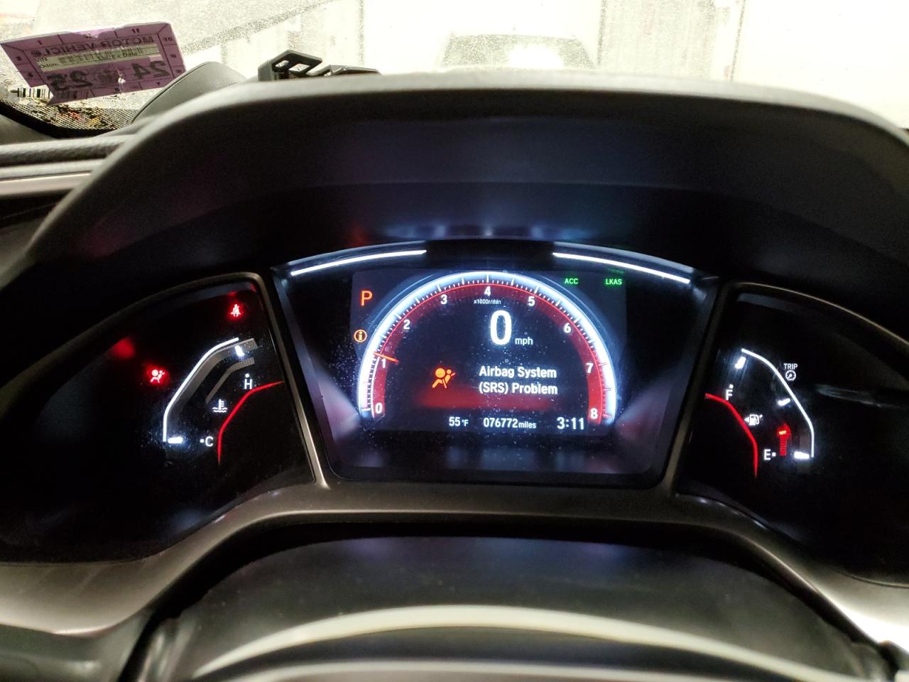 2021 Honda Civic VIN 2HGFC2F82MH503221 Copart auction photo, all over damage thumbnail 9