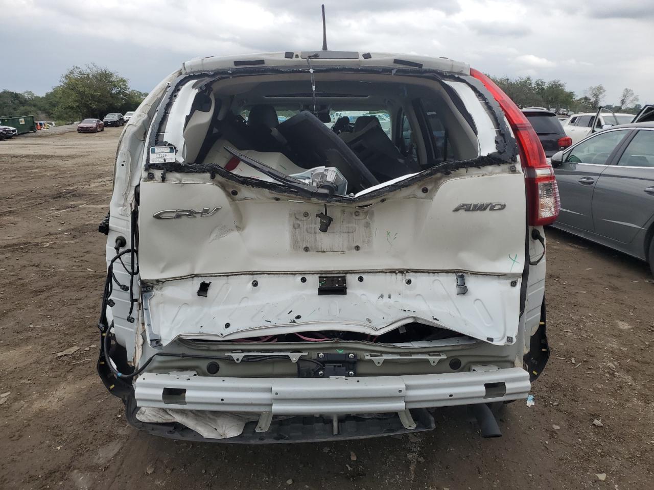 2015 Honda CR-V VIN 5J6RM4H99FL132293 Copart auction photo, rear end damage thumbnail 6