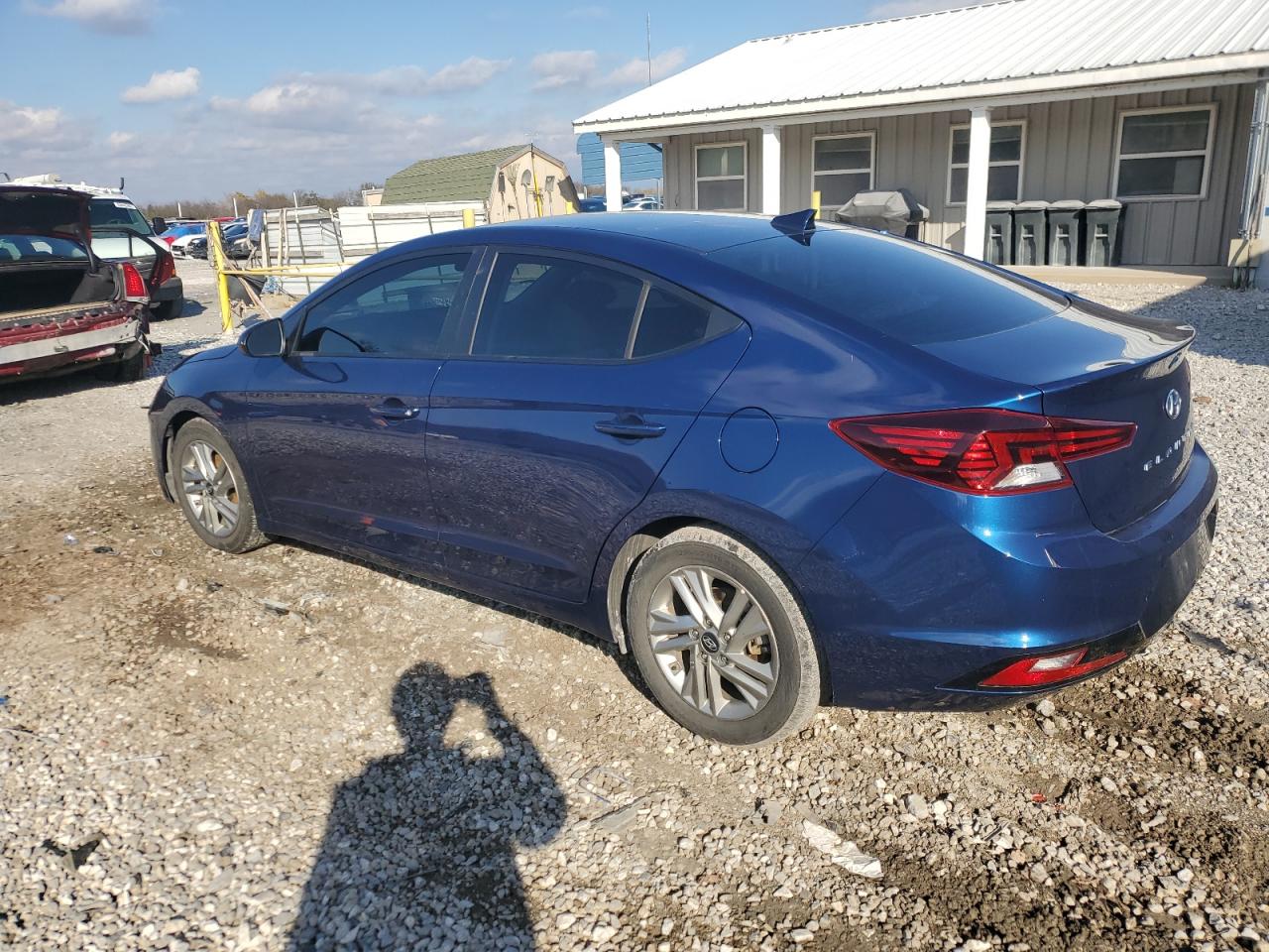 2019 Hyundai Elantra VIN 5NPD84LF5KH418609 Copart auction photo, front end damage thumbnail 2