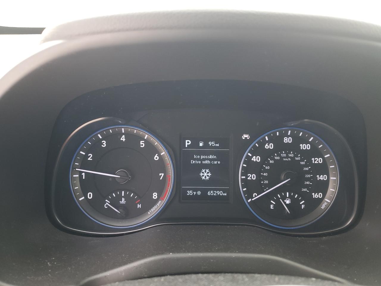 2019 Hyundai Kona VIN KM8K1CAA4KU381485 Copart auction photo, rear end damage thumbnail 9