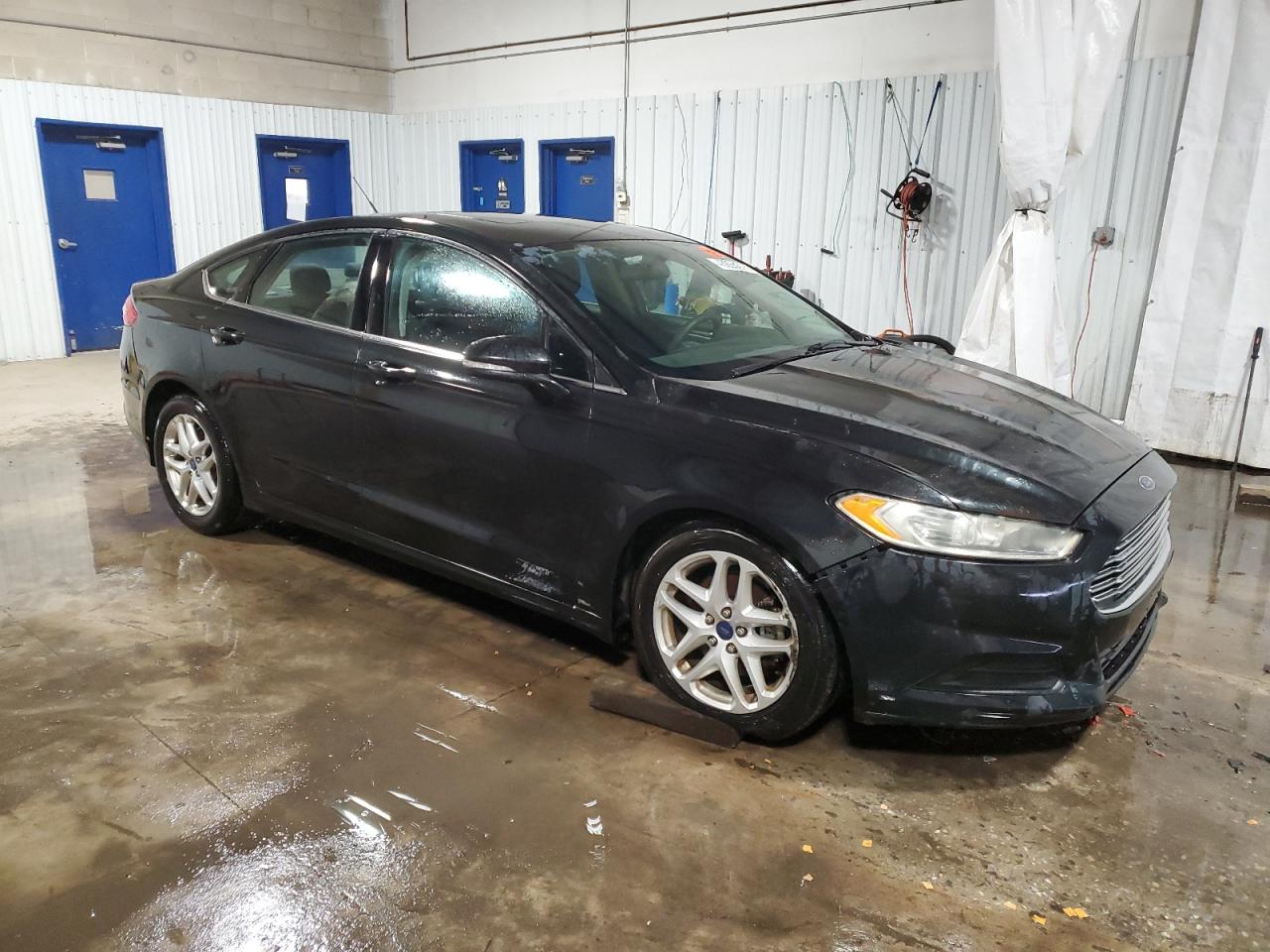 2015 Ford Fusion VIN 3FA6P0H77FR130332 Copart auction photo, front end / side damage thumbnail 4