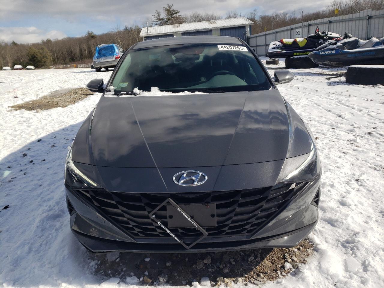 2023 Hyundai Elantra VIN KMHLM4AG5PU568750 Copart auction photo, side / front end damage thumbnail 5